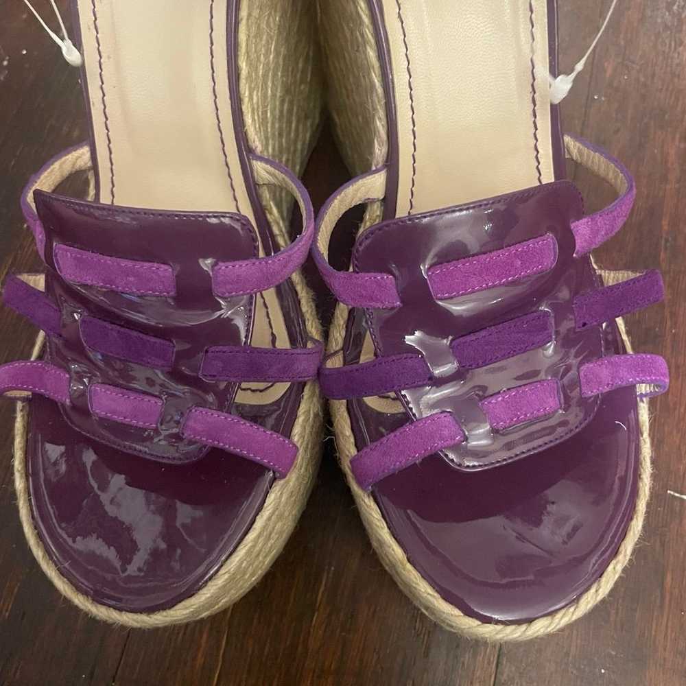 Yves Saint Laurent purple espadrilles size 40 NWOT - image 3