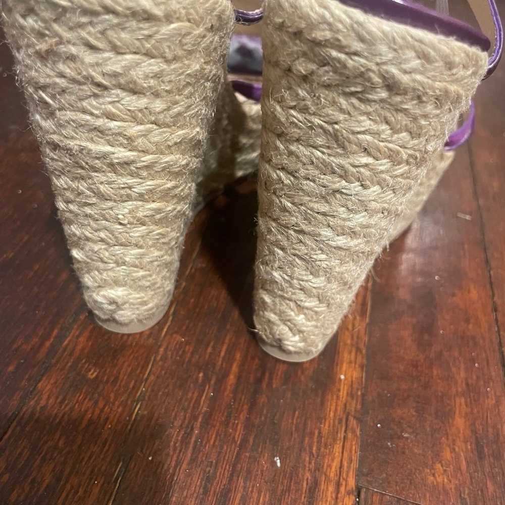 Yves Saint Laurent purple espadrilles size 40 NWOT - image 5