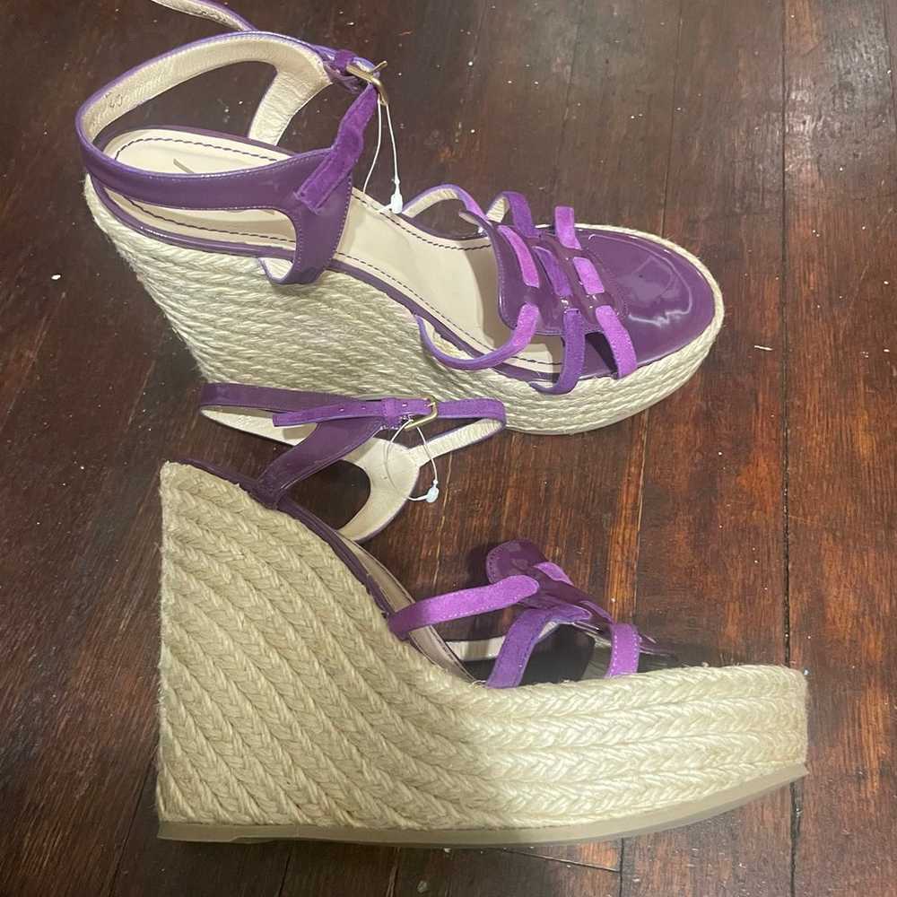 Yves Saint Laurent purple espadrilles size 40 NWOT - image 6