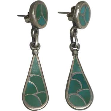 Vintage Zuni Earrings - image 1