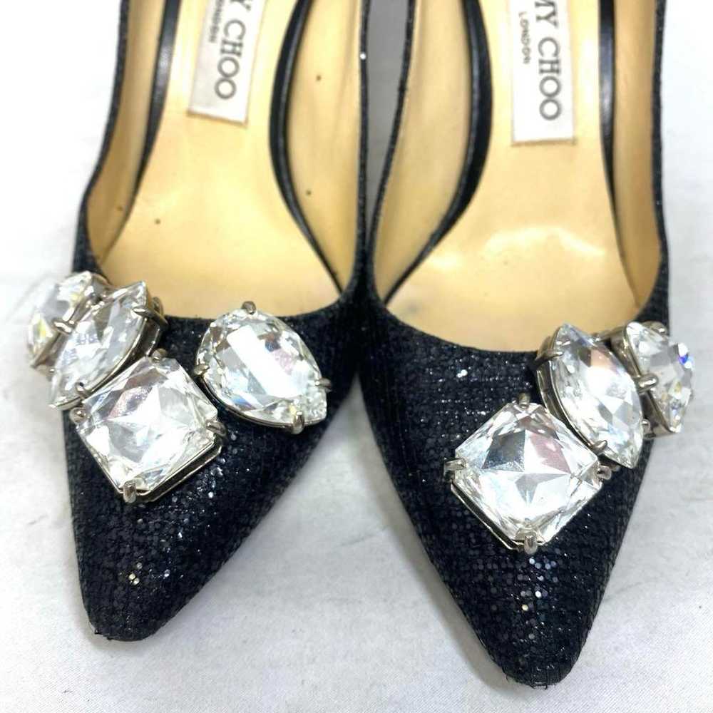 Jimmy Choo Bijou Black Heels, size labeled "37", … - image 10