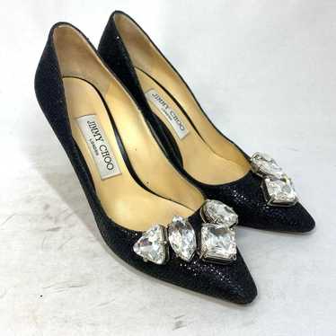 Jimmy Choo Bijou Black Heels, size labeled "37", a