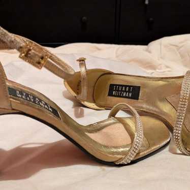 Stuart Weitzman Heels Gold - image 1