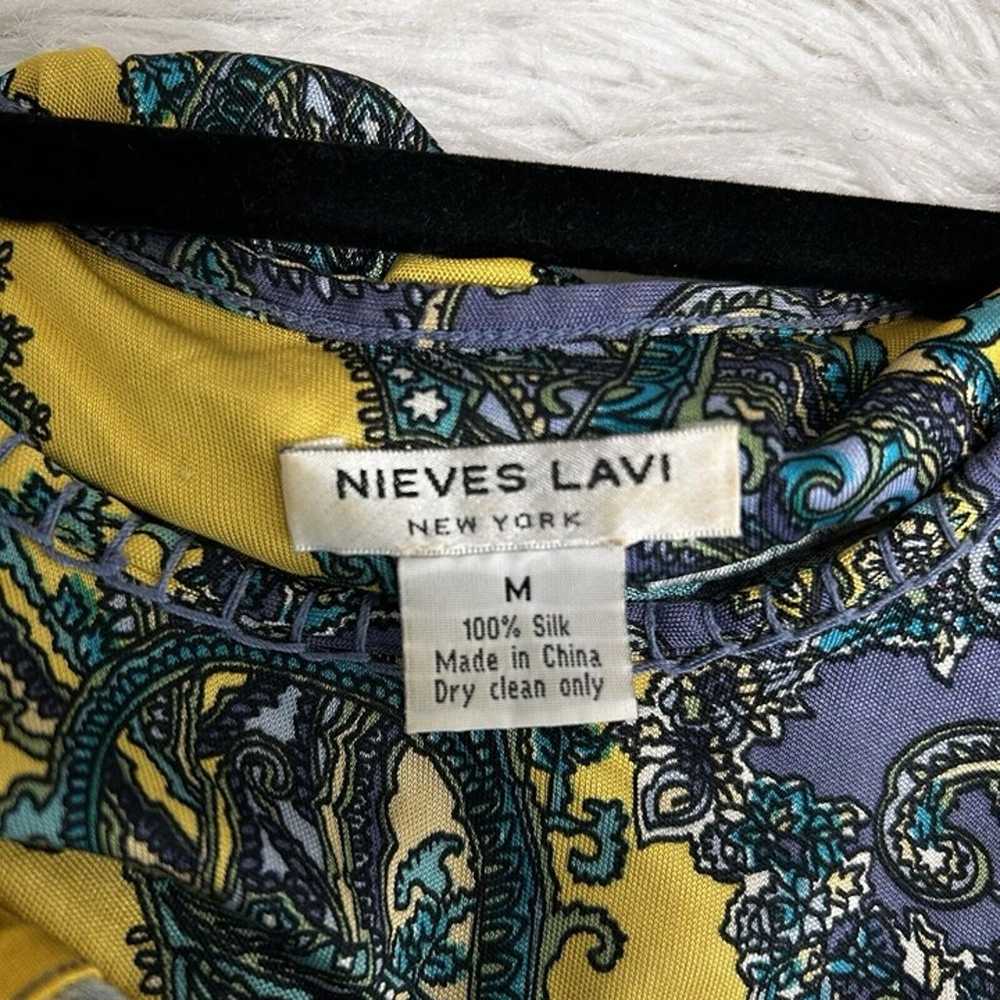 Nieves Lavi Vintage New York Yellow Blue 100% Sil… - image 10