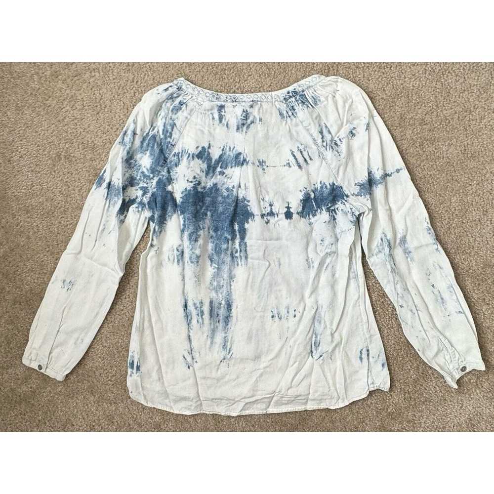 Vintage America Ladies’ Tie Dye Peasant Blouse Wo… - image 2