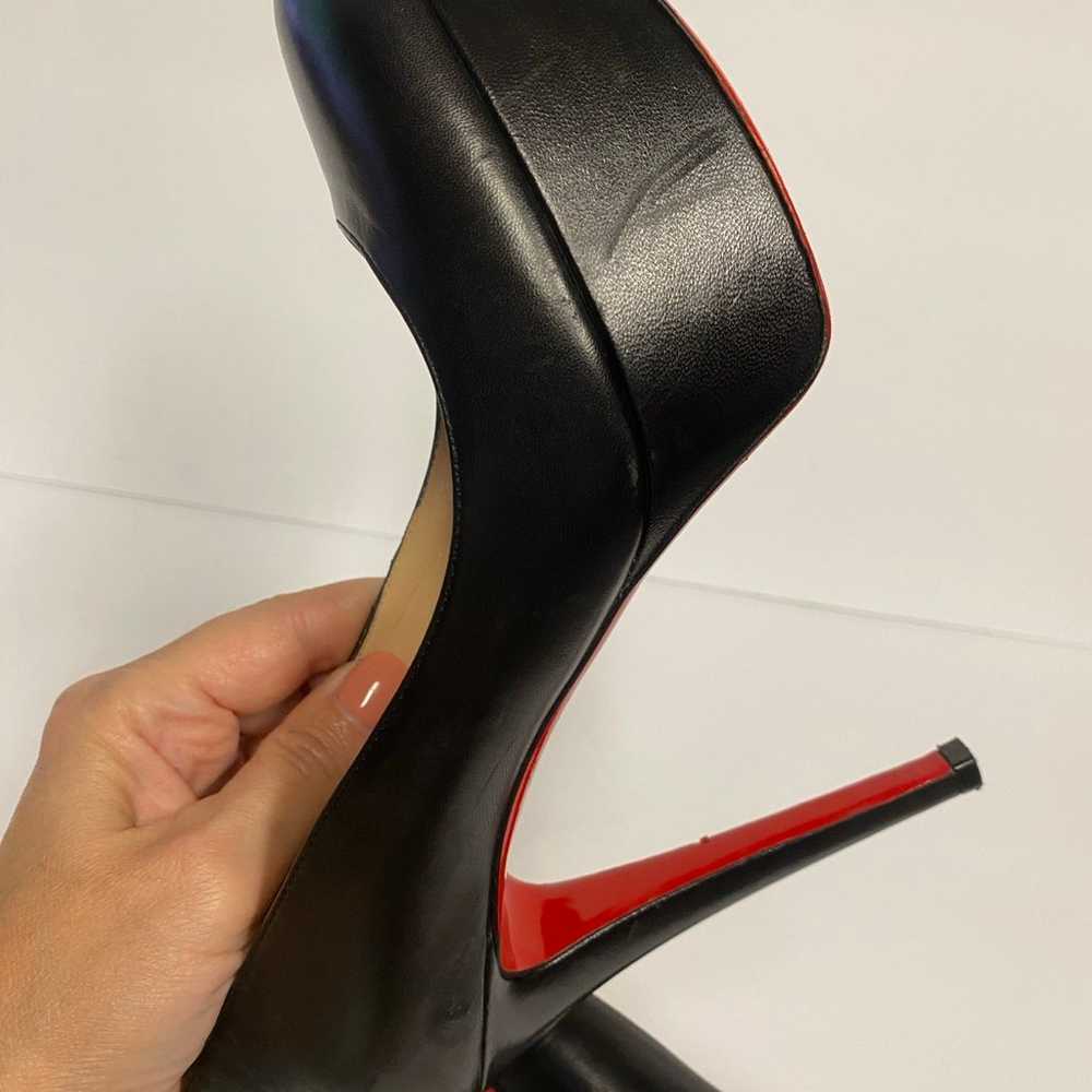 Christian Louboutin leather classic pumps heels b… - image 11