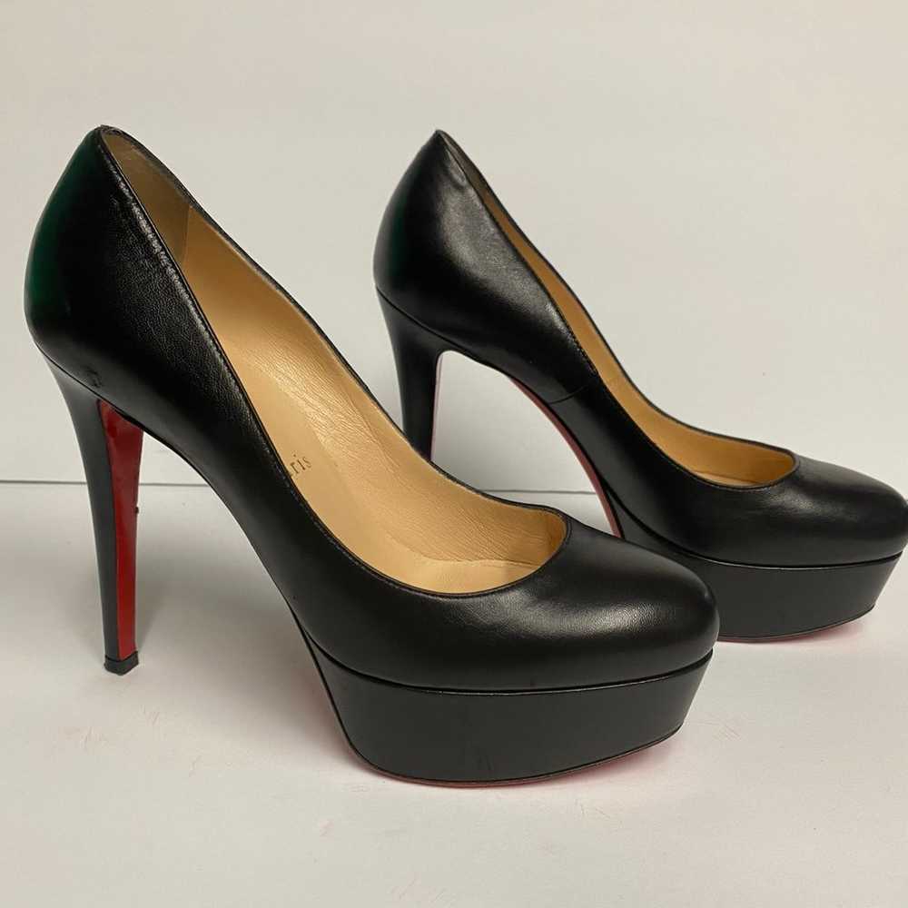 Christian Louboutin leather classic pumps heels b… - image 3