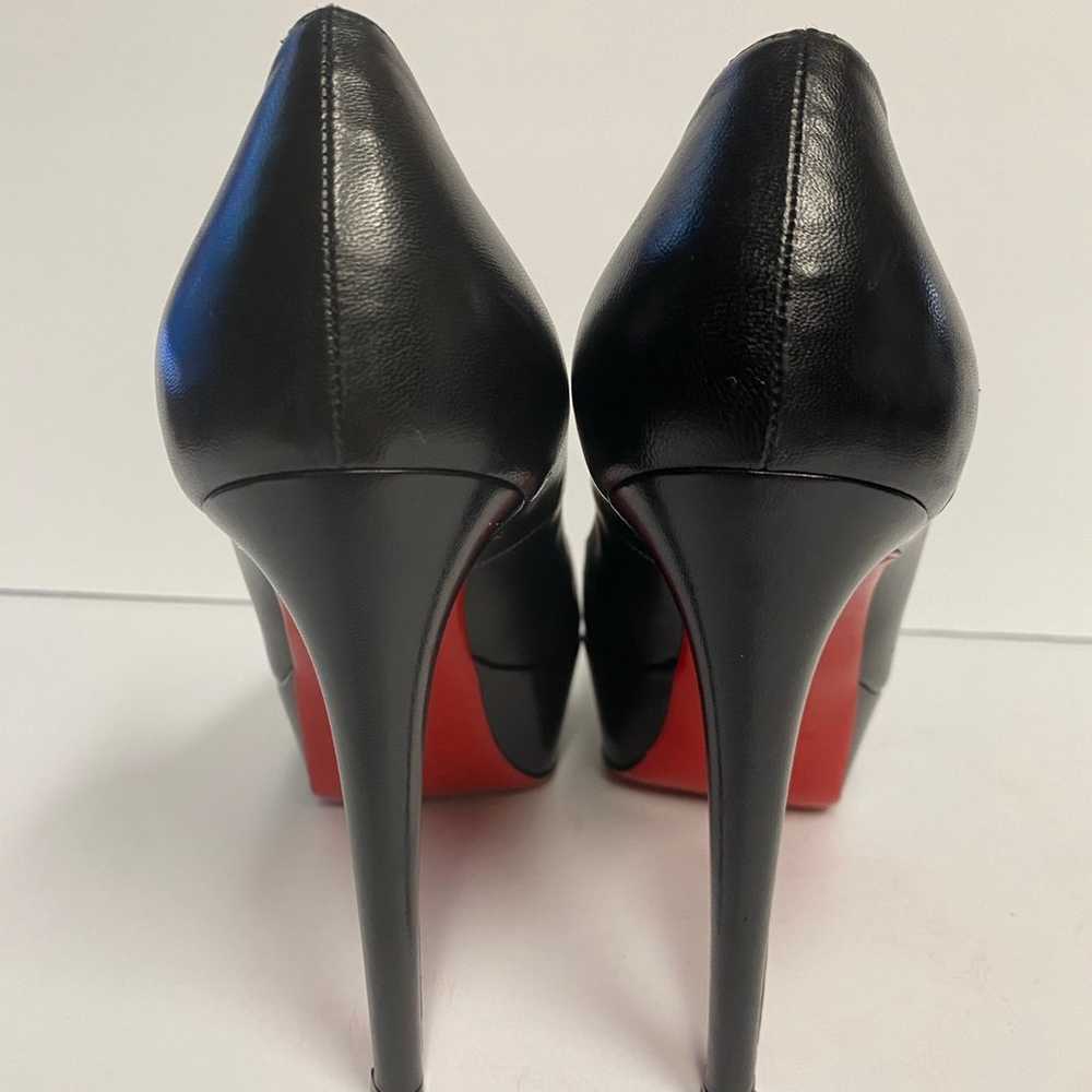 Christian Louboutin leather classic pumps heels b… - image 5