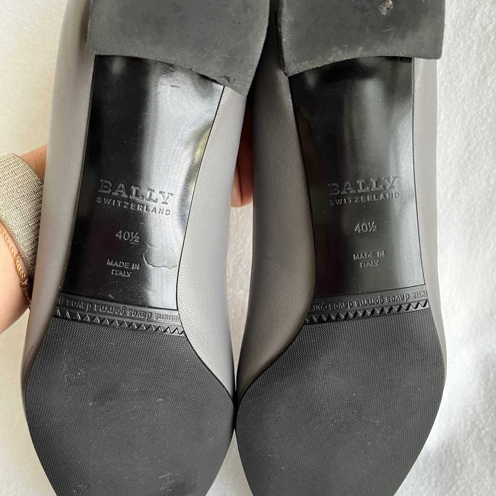 Bally Switzerland Halin.O Gray leather pumps size… - image 10