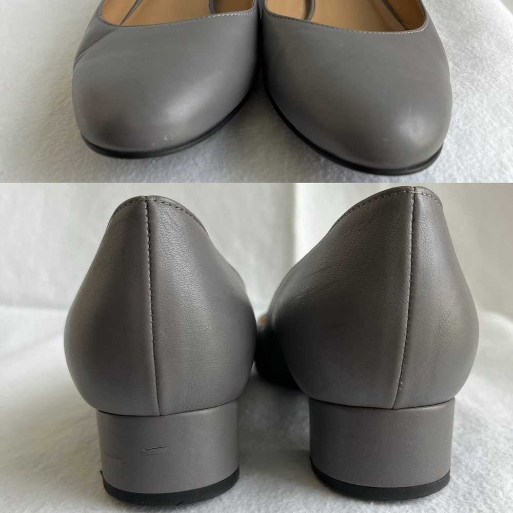 Bally Switzerland Halin.O Gray leather pumps size… - image 6