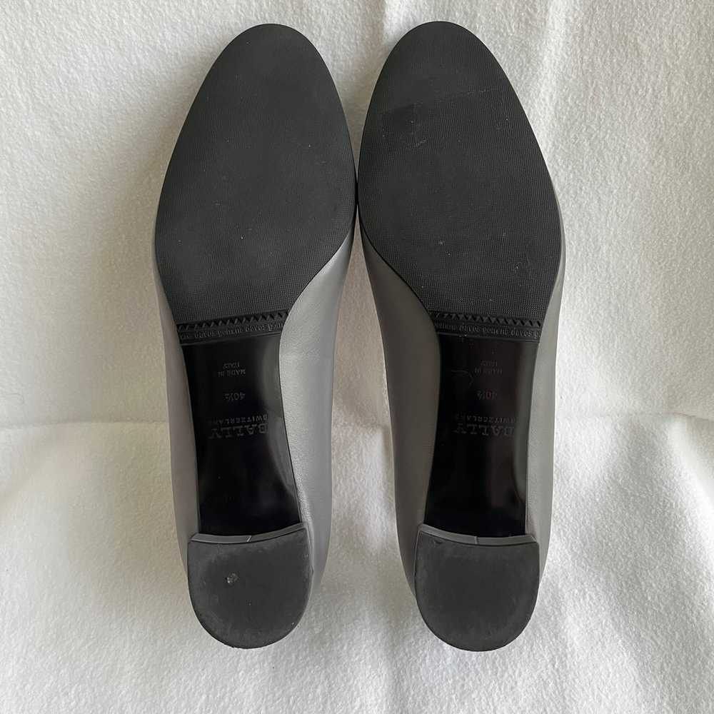 Bally Switzerland Halin.O Gray leather pumps size… - image 9