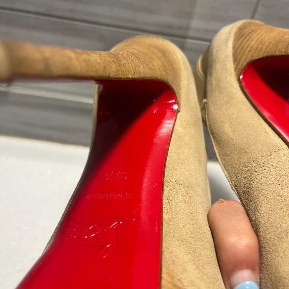 Christian Louboutin suede Pumps - AUTHENTIC - image 5