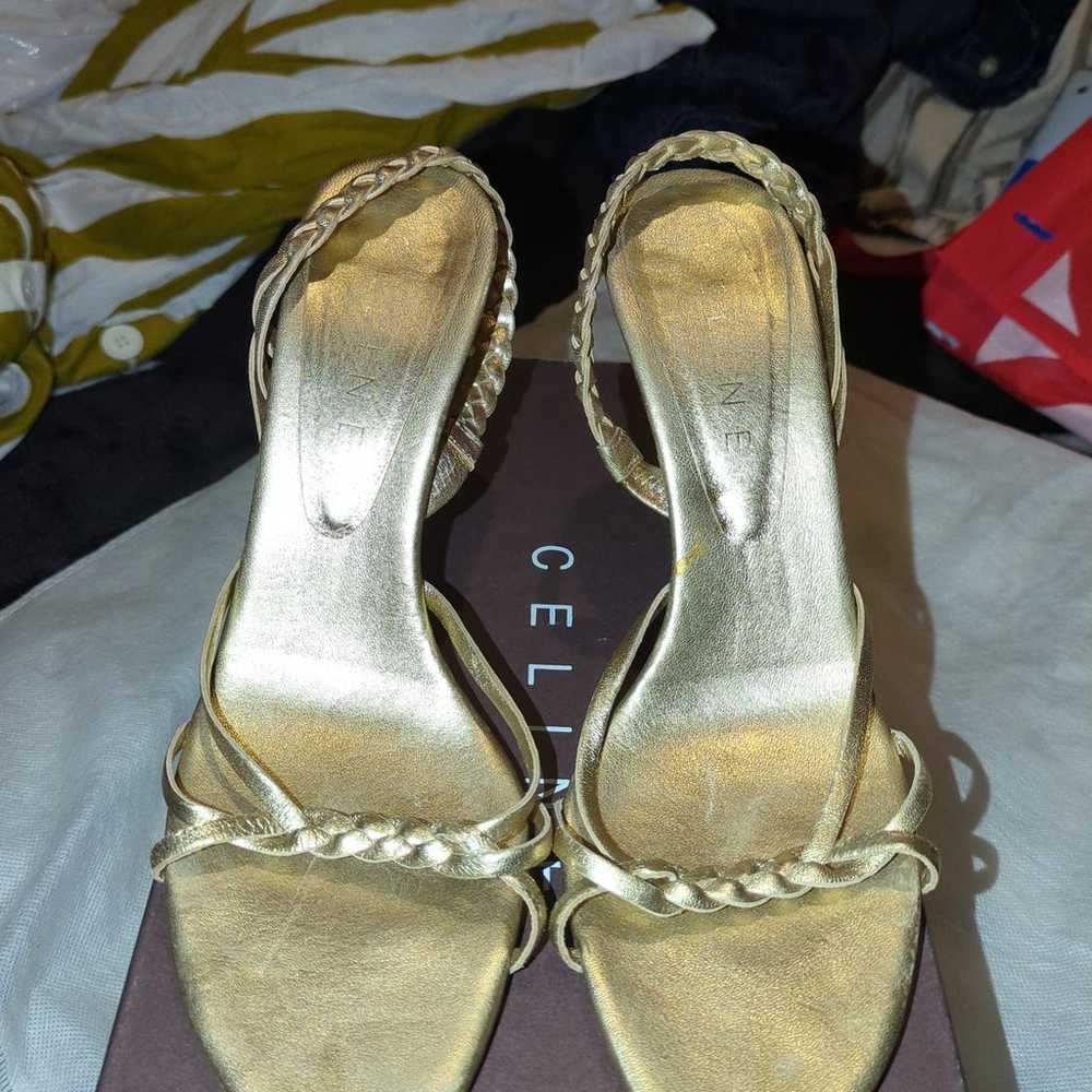 Celine Gold Heels - image 2