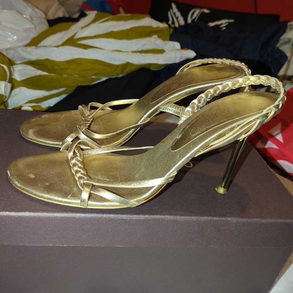 Celine Gold Heels - image 3