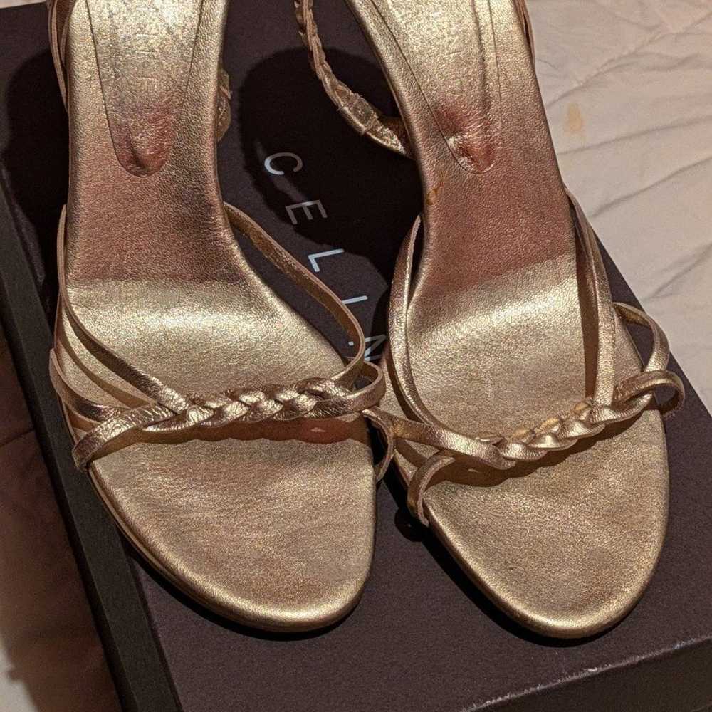 Celine Gold Heels - image 7