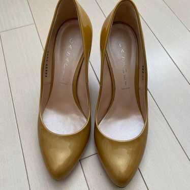 Casadei Beige Gold Heels in size 37. - image 1