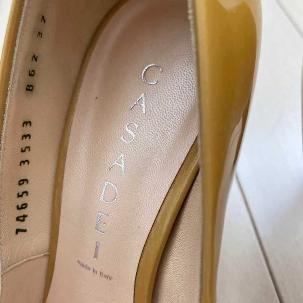 Casadei Beige Gold Heels in size 37. - image 2