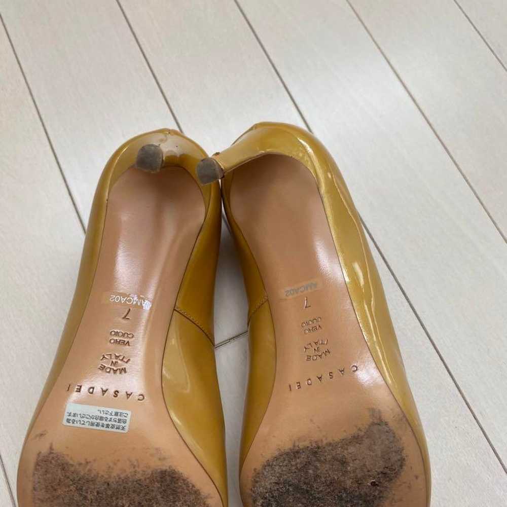 Casadei Beige Gold Heels in size 37. - image 3