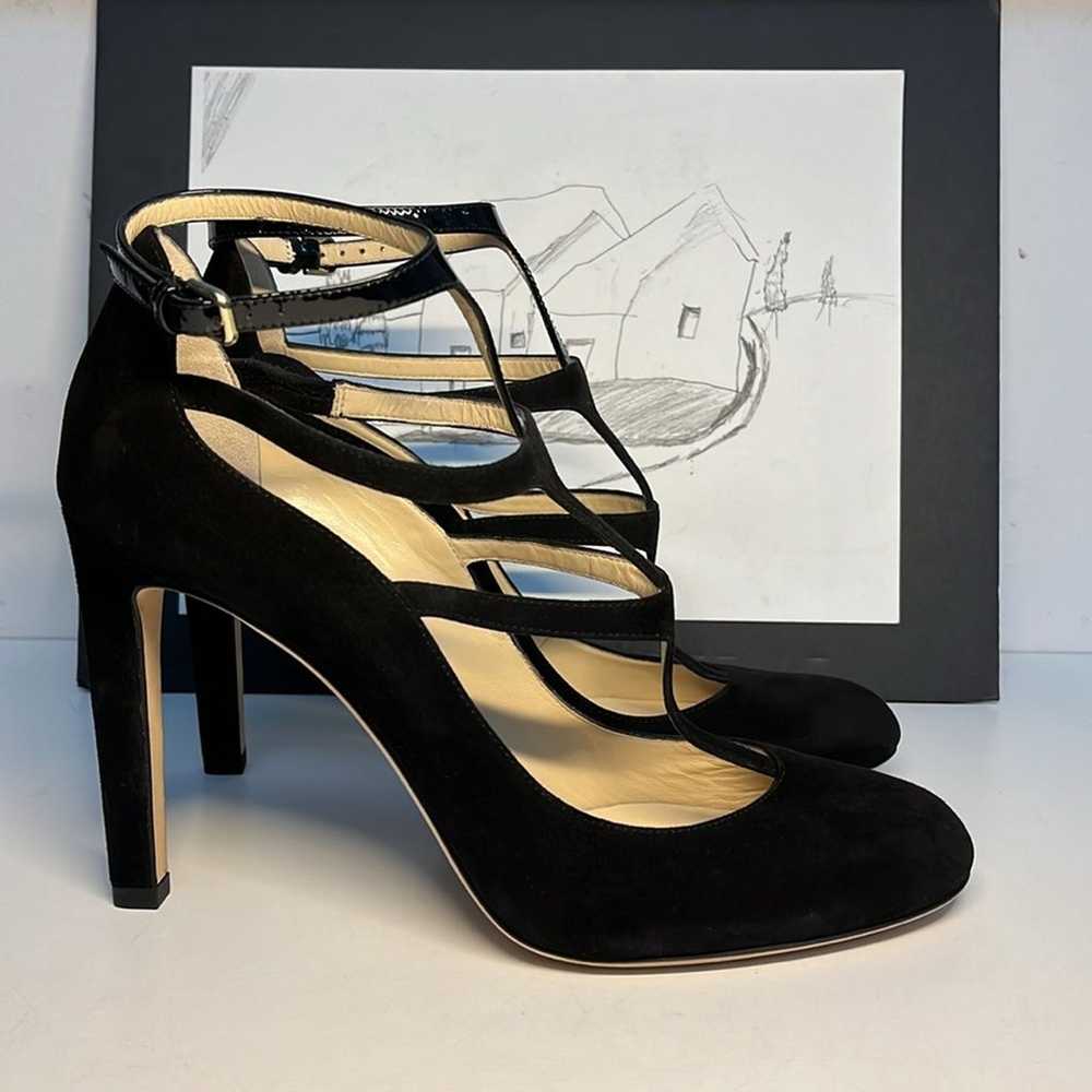 Jimmy Choo Doll 100 Suede & Patent Leather T Stra… - image 5