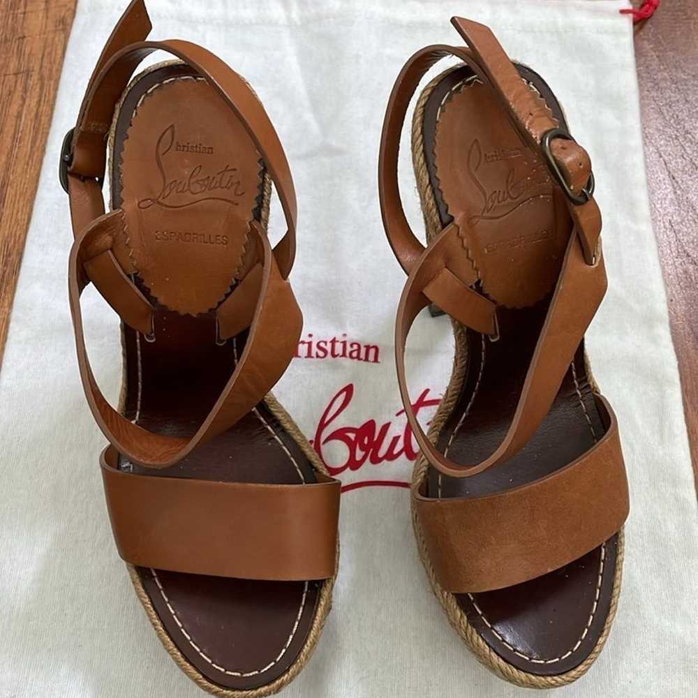 Christian Louboutin Espadrilles, worn once - image 2