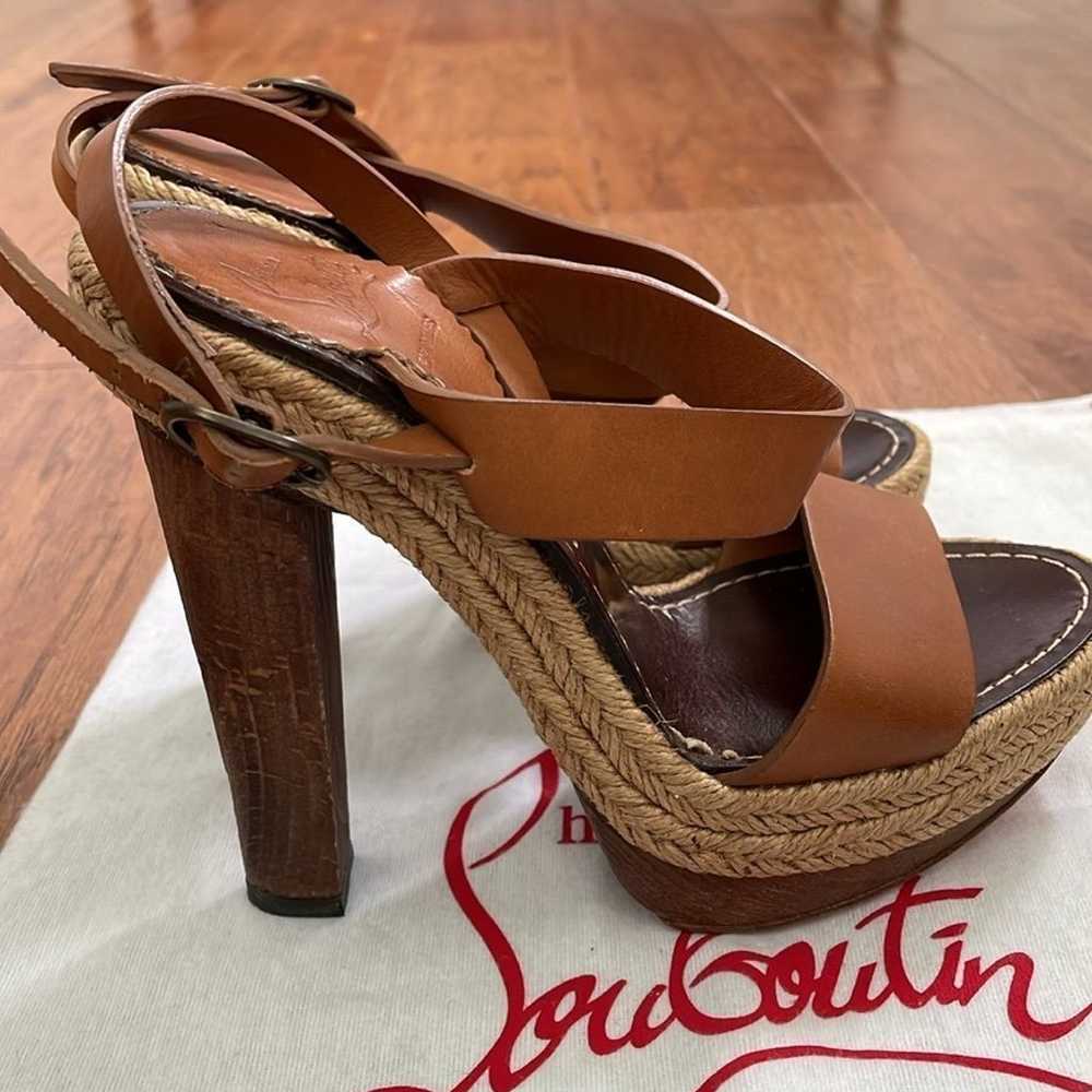 Christian Louboutin Espadrilles, worn once - image 4