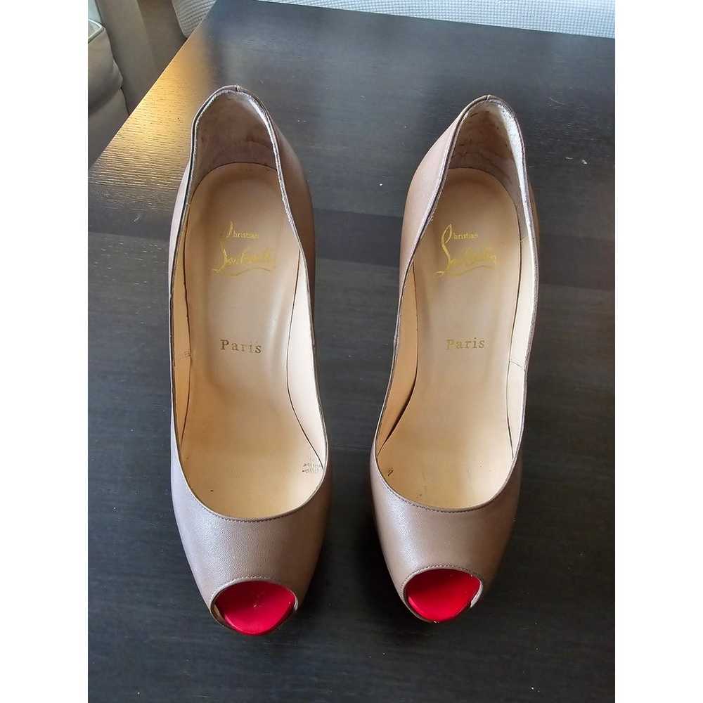 Christian Louboutin Size 38EU Prive heels. Pre-ow… - image 2