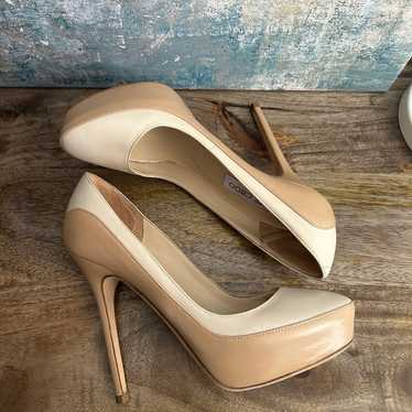 Jimmy Choo London two-toned nude pump