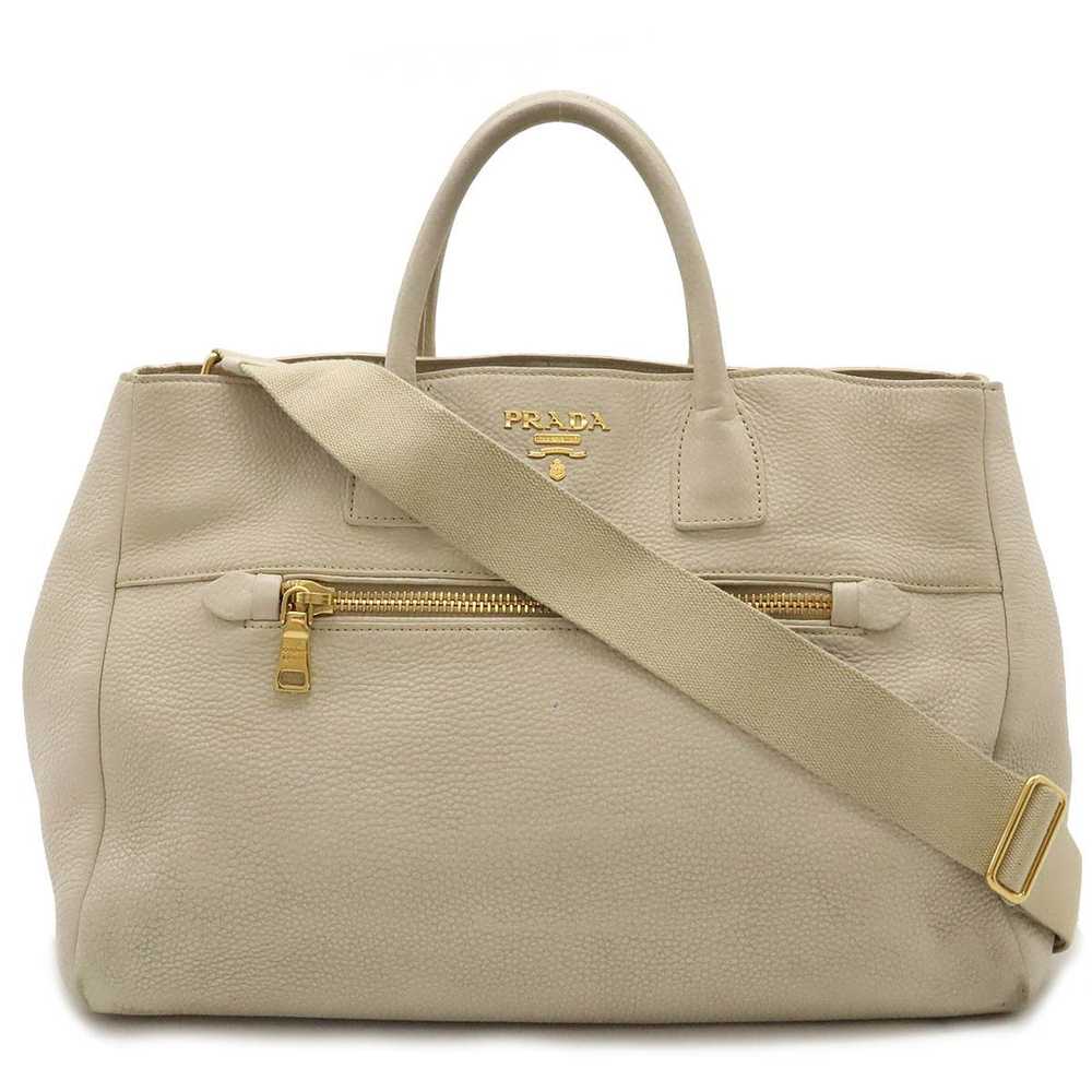 Prada Prada Prada Leather Tote Bag BN2545 Leather… - image 1