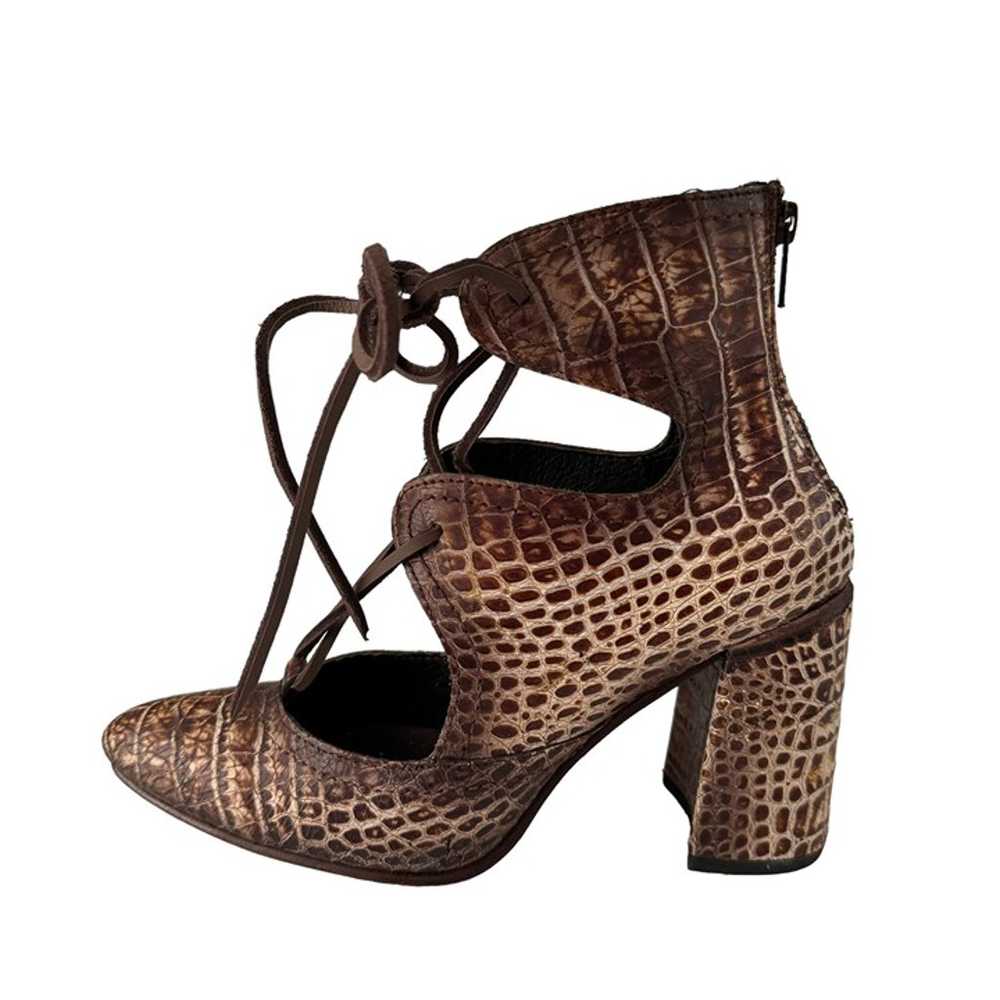 Freebird by Steven Joyce Leather Lace Up Heels - image 3