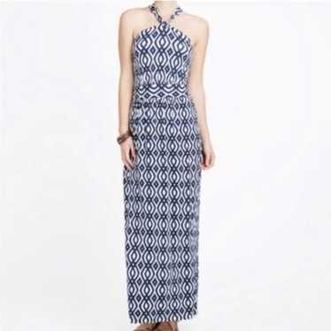 Vineyard Vines Geometric Halter Maxi Dress - image 1