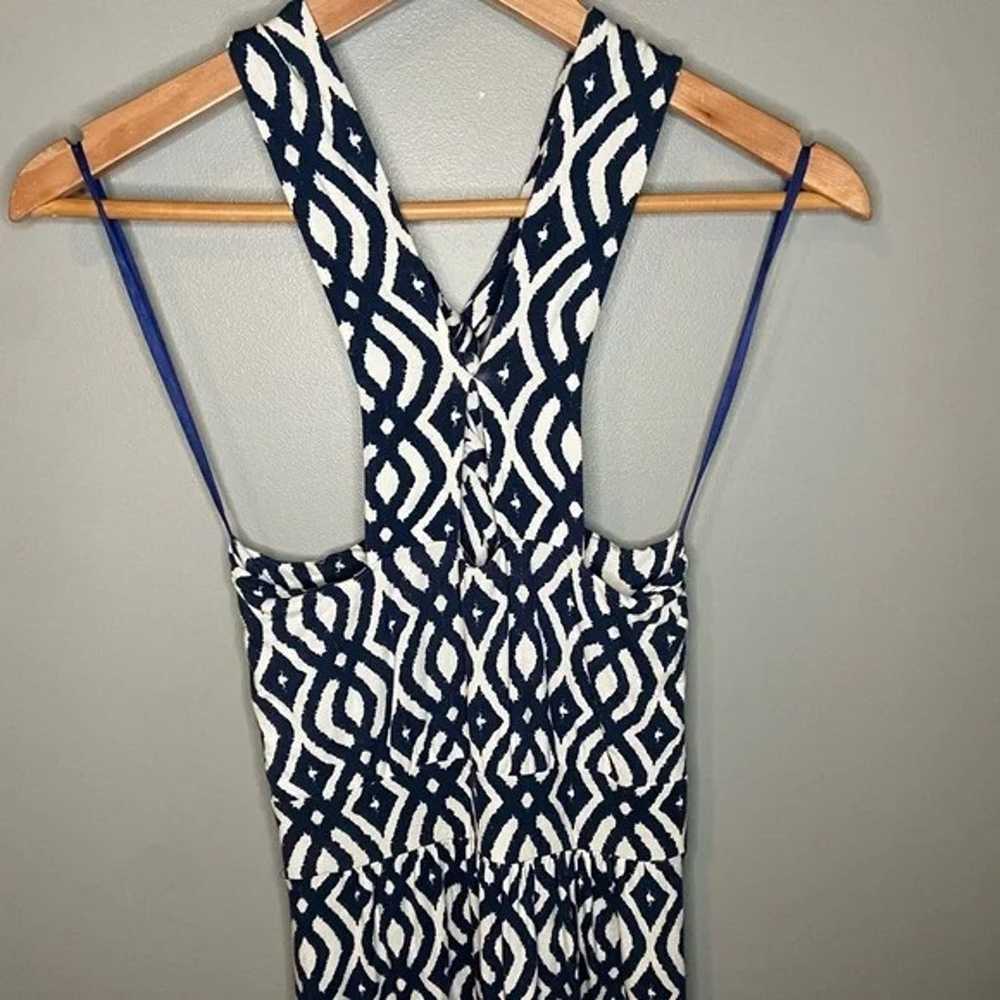 Vineyard Vines Geometric Halter Maxi Dress - image 4