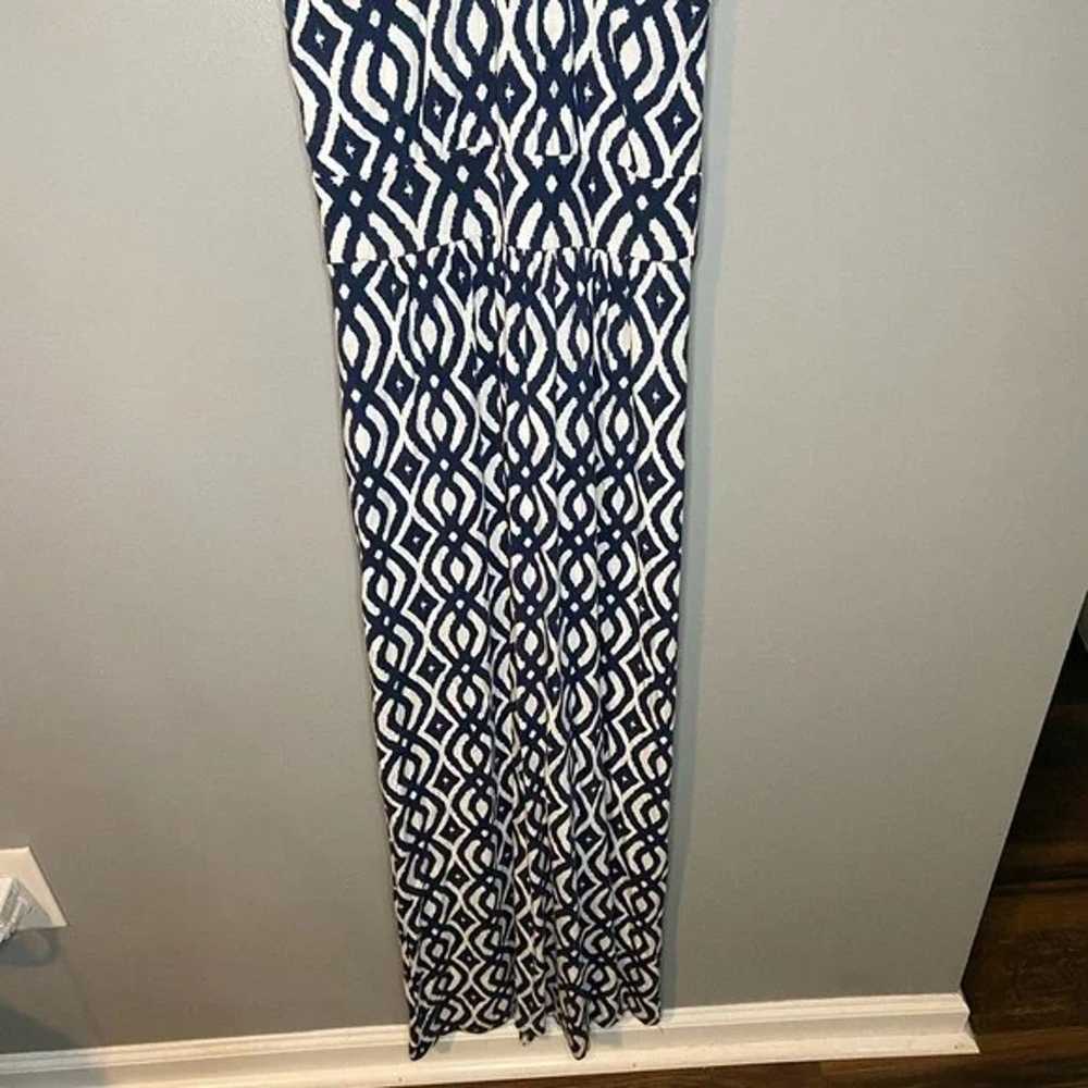 Vineyard Vines Geometric Halter Maxi Dress - image 6