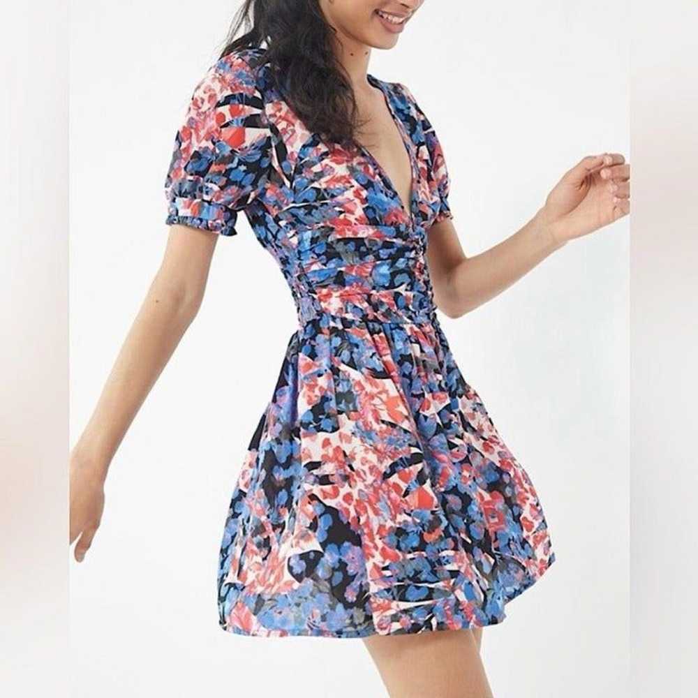 Urban Outfitters Emmy Ruched Short Sleeve Dress - image 1