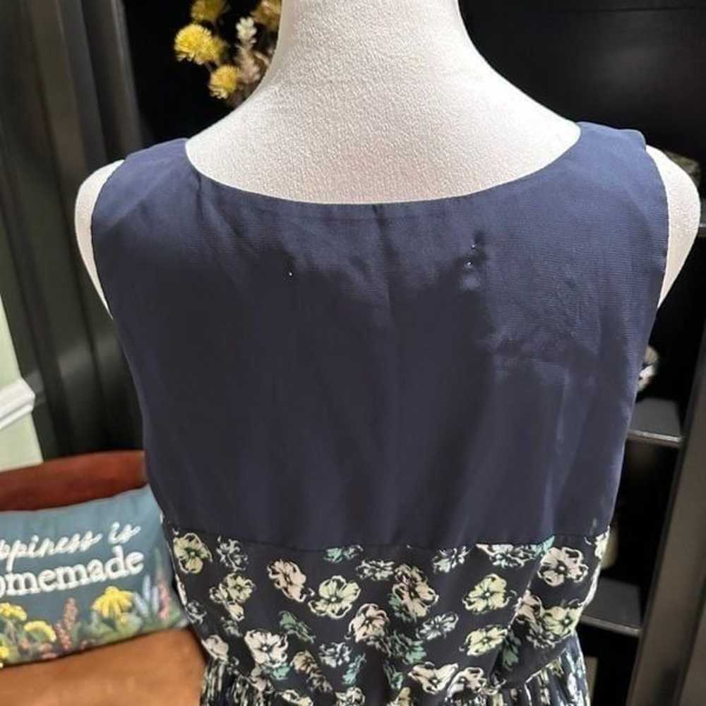 Max Studio Blue Floral Dress Size Small - image 10