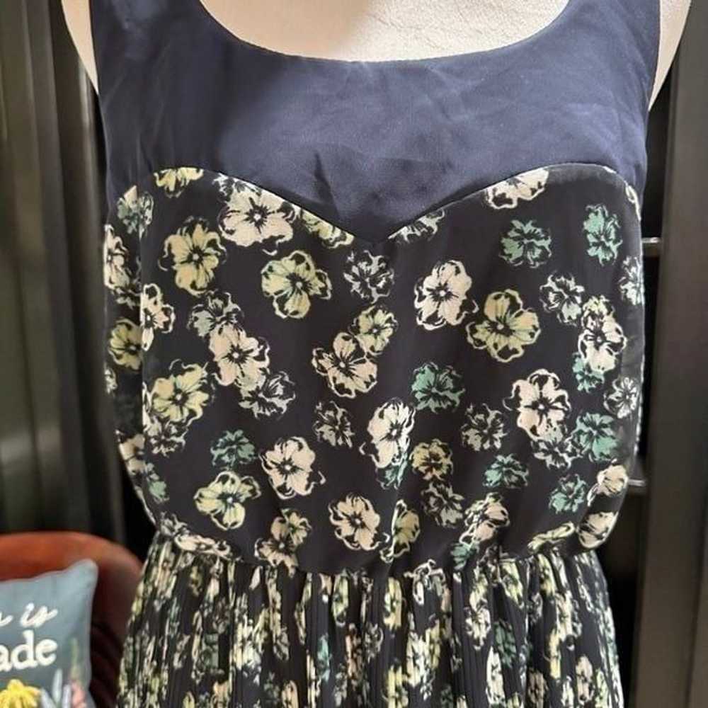 Max Studio Blue Floral Dress Size Small - image 3