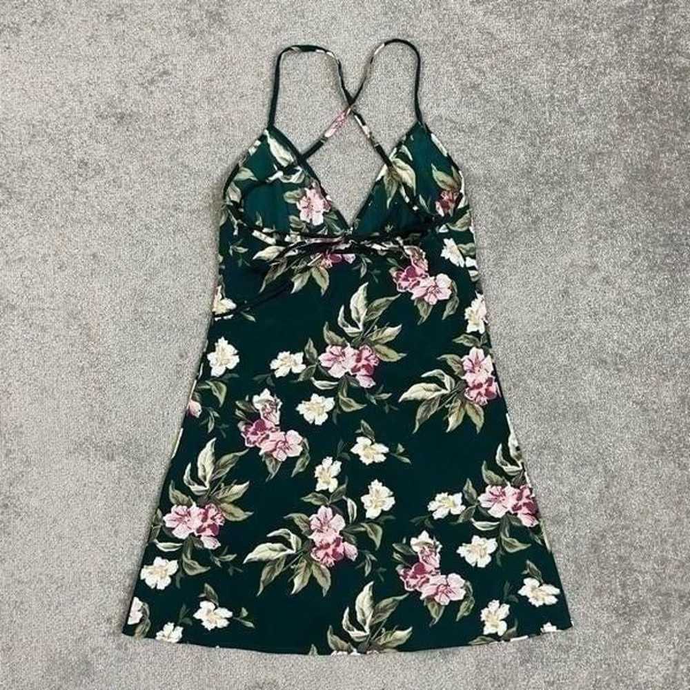 Volcom Women’s Small Green Floral Sleeveless Skat… - image 4