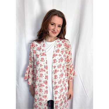 Pink Lily kimono/shrug - image 1