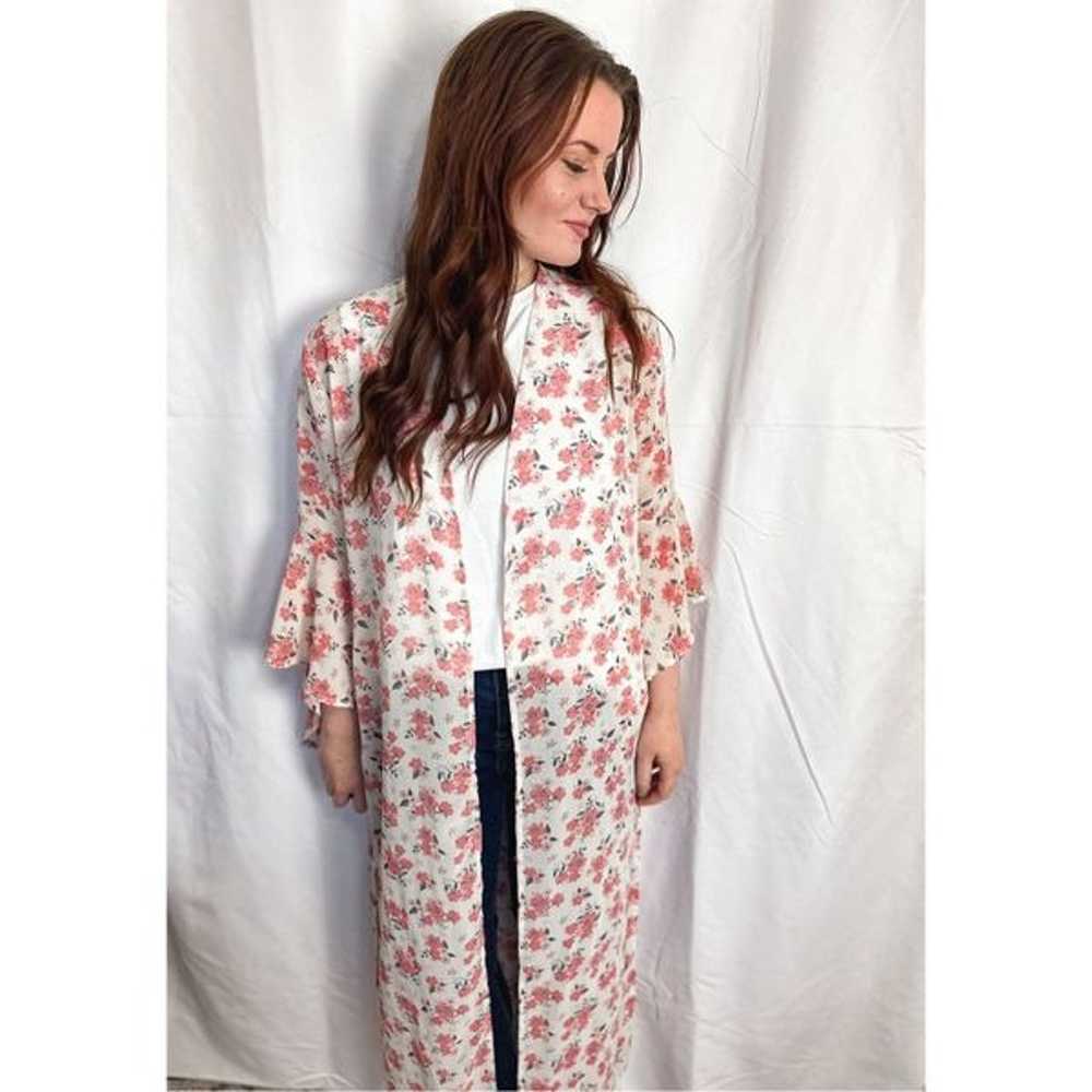 Pink Lily kimono/shrug - image 3