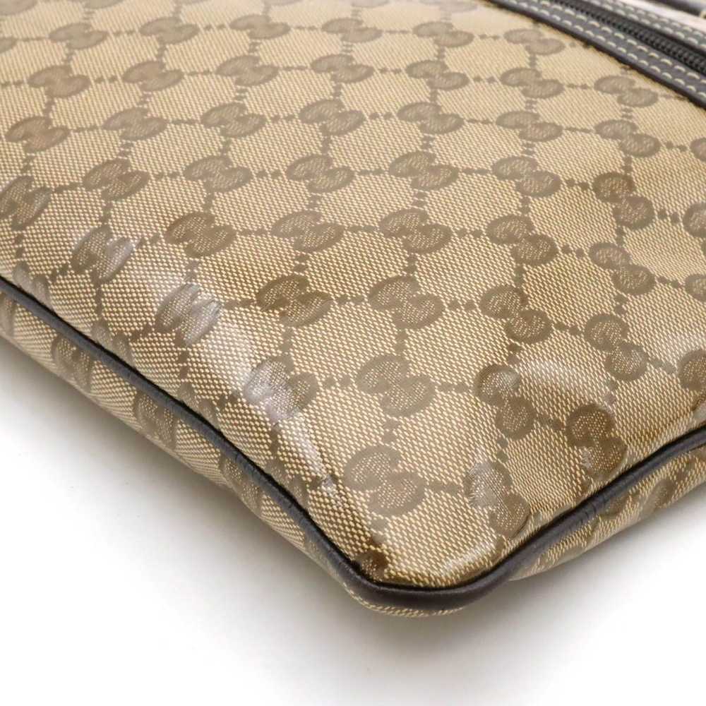 Gucci Gucci Gucci GG Crystal Coated Canvas/Leathe… - image 3