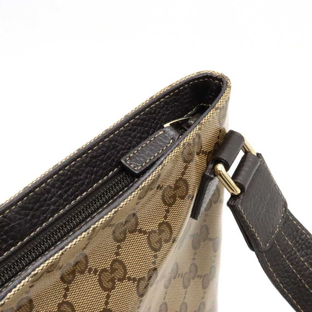 Gucci Gucci Gucci GG Crystal Coated Canvas/Leathe… - image 7