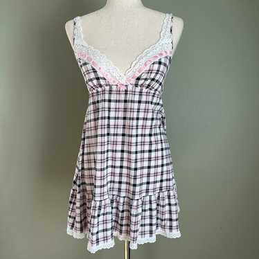 Victoria’s Secret coquette cottagecore plaid ribb… - image 1