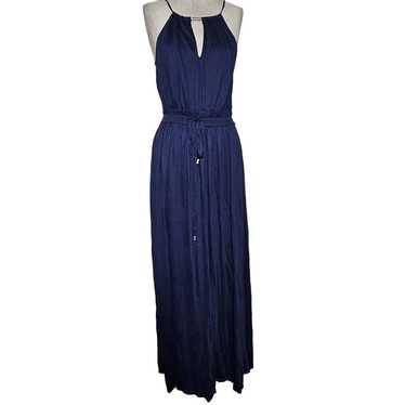 Banana Republic Navy Sleeveless Maxi Dress Size Sm