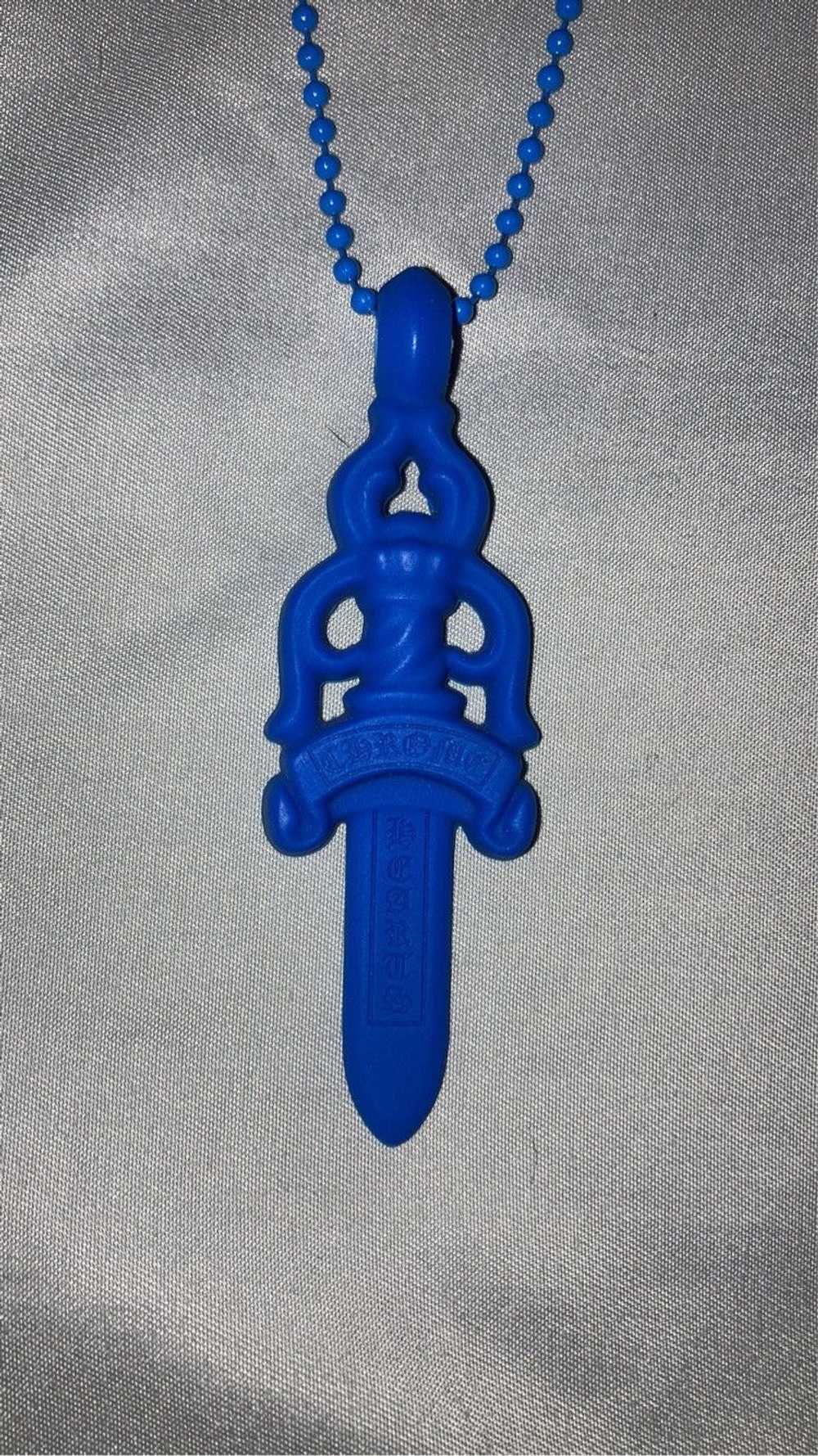 Chrome Hearts Chrome Hearts Blue Silicone Dagger - image 1