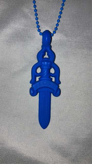 Chrome Hearts Chrome Hearts Blue Silicone Dagger