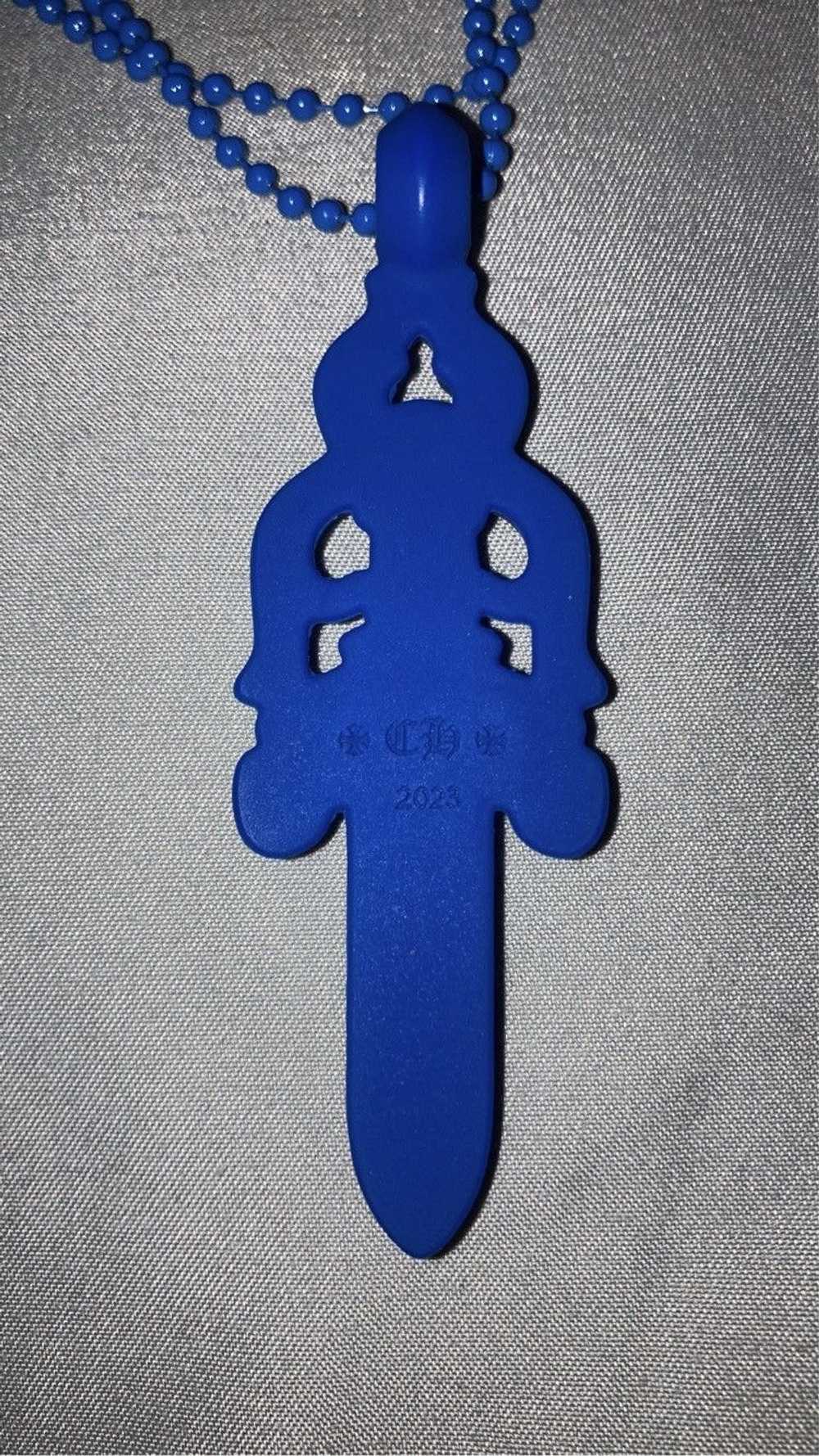 Chrome Hearts Chrome Hearts Blue Silicone Dagger - image 3