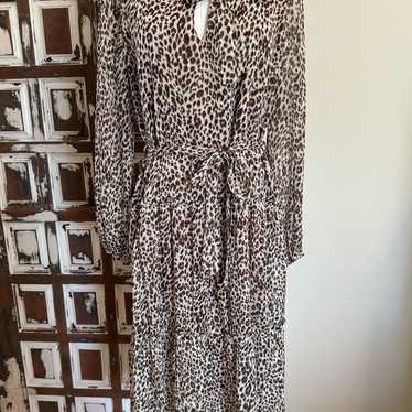 MVN The Label flowy leopard print dress - M