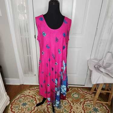 Vivid Floral CW Classics Shift Dress Size Medium