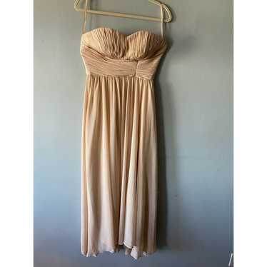 MayQueen Strapless Chiffon Sweetheart Dress size 8