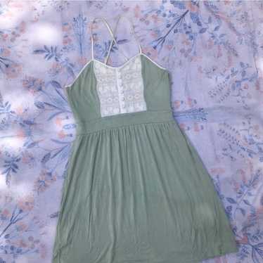 Urban Outfitters Kimchi Blue Green Mini Dress - image 1