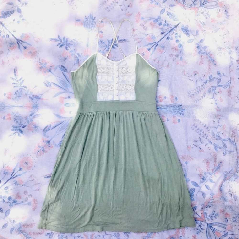 Urban Outfitters Kimchi Blue Green Mini Dress - image 2